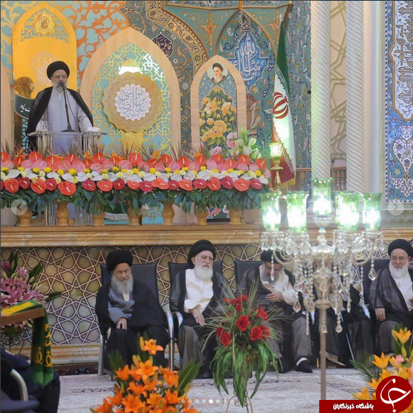 حضور تولیت آستان قدس رضوی در حرم حضرت معصومه (س)+ تصاویر