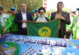 استقبال مردم ابرکوه از کاروان دو ، استقامت امداد جاده ای ولایت