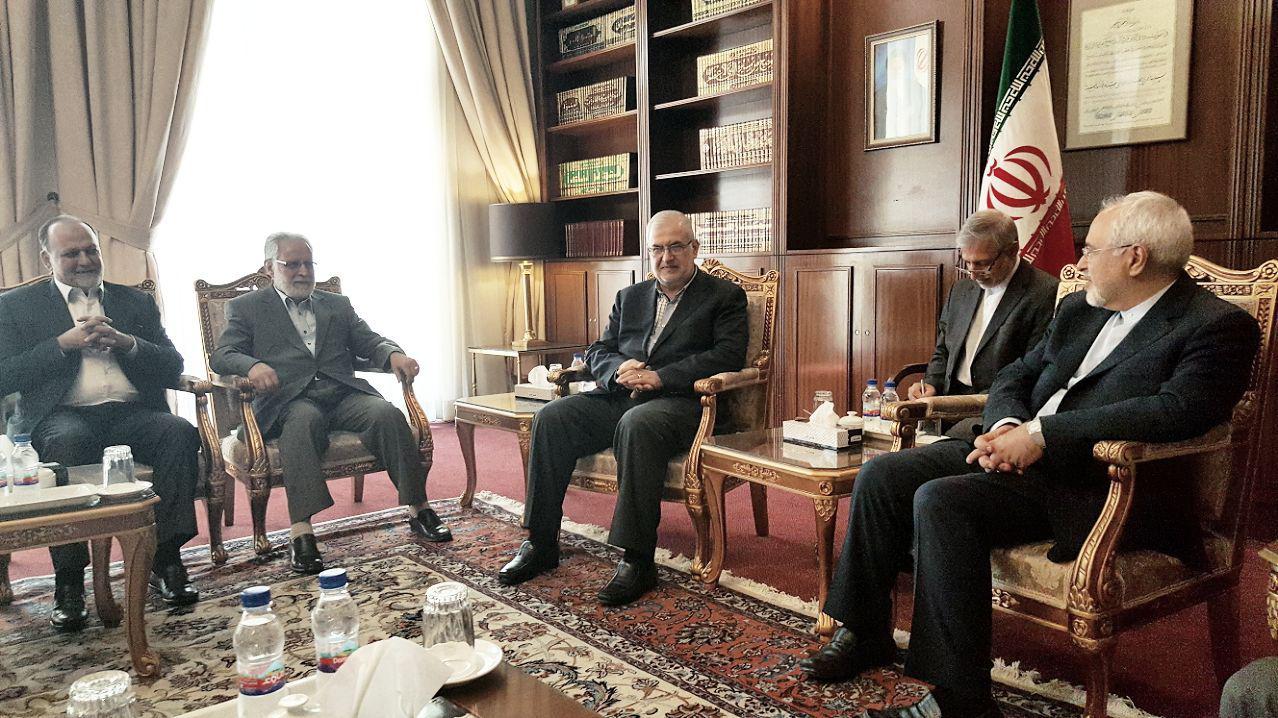 ظریف با هیات 