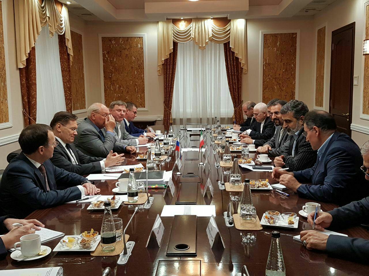 دیدار معاون رئیس سازمان انرژی اتمی با رئیس شرکت روس اتم روسیه