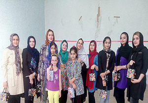 تجلیل از دختران اسکواش باز کرمانی
