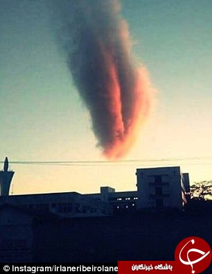 پدیده&zwnj;ای نادر و شگفت&zwnj;&zwnj;انگیز در آسمان برزیل + فیلم