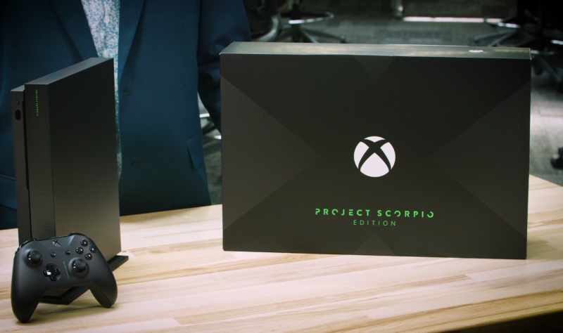 مایکروسافت با رونمایی Xbox One Scorpio به رقابت با سونی ادامه داد