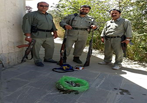 دستگیری دو نفر متخلف شکار غیر مجاز پرندگان در مهاباد