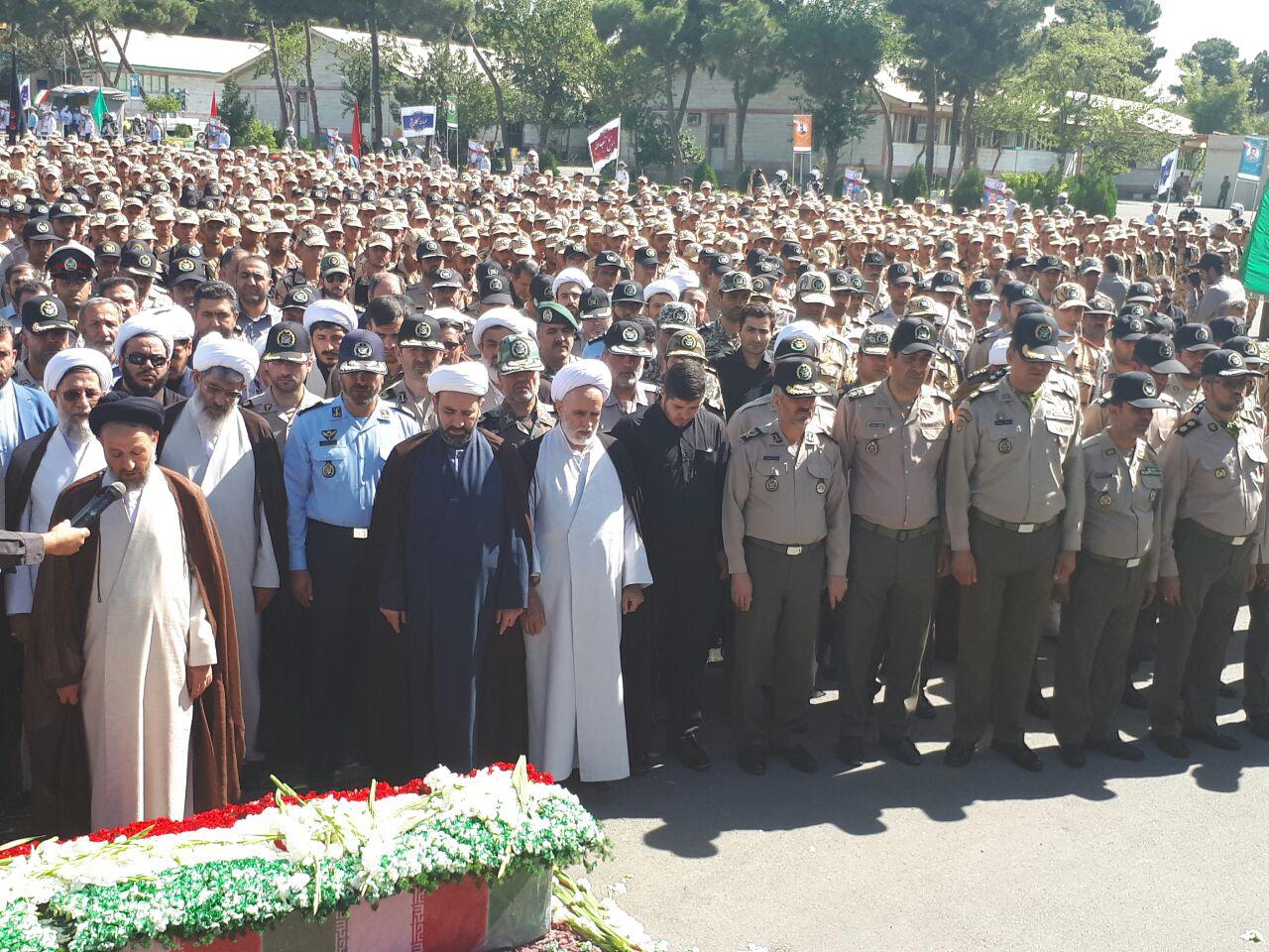مراسم تشییع پیکر شهید گمنام دفاع مقدس برگزار شد