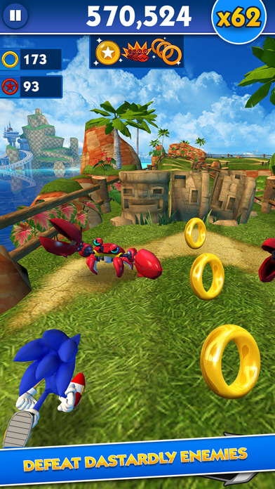 دانلود Sonic Dash 3.7.4.Go بازی سونیک دش
