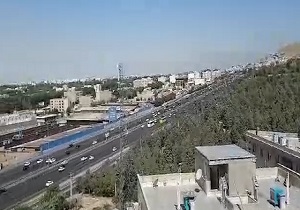 نمایی از ترافیک روان اتوبان تهران - کرج + فیلم