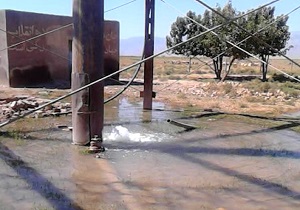 هدررفت آب شرب در عمارت + فیلم