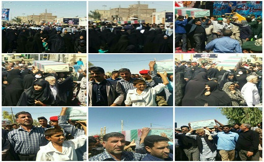 بنجار میزبان 2 شهید گمنام دوران هشت سال دفاع مقدس+تصاویر