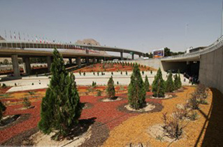 درخت‌کاری 20 هزار مترمربع از محدوده میدان استقلال اصفهان