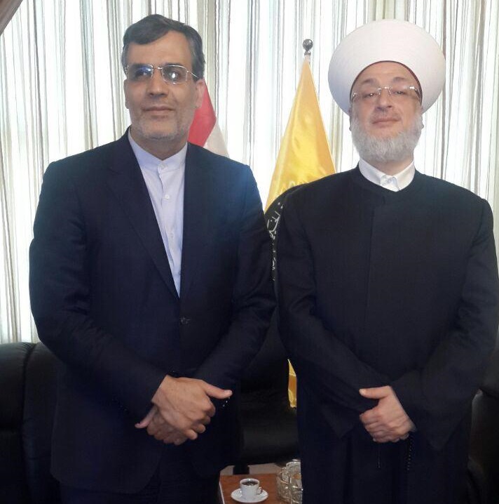 جابری انصاری با رئیس جمعیت اسلامی مشاریع خیریه لبنان دیدار کرد