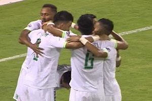 گل اول الاهلی مقابل پرسپولیس + فیلم