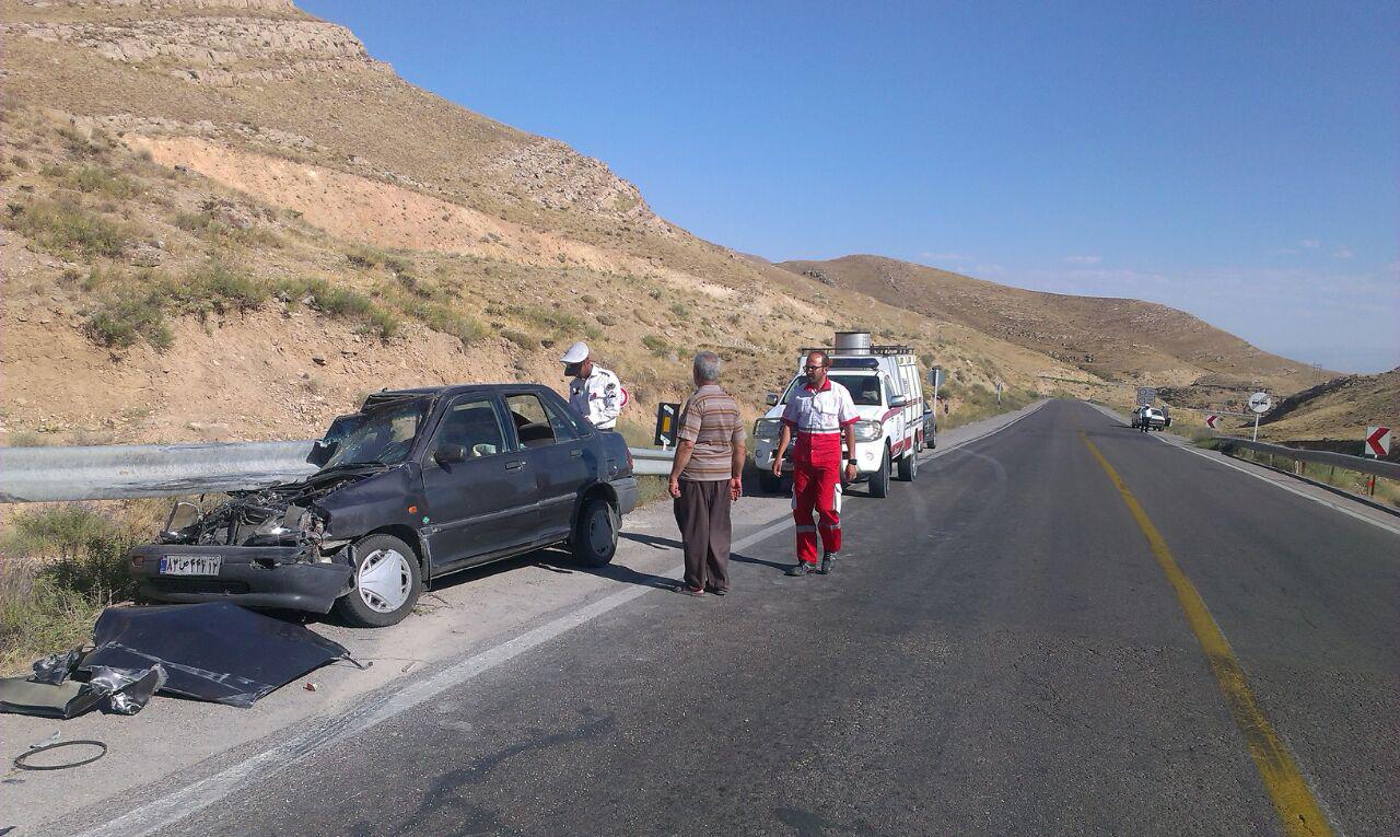 خودرو پراید در قوچان حادثه آفرید
