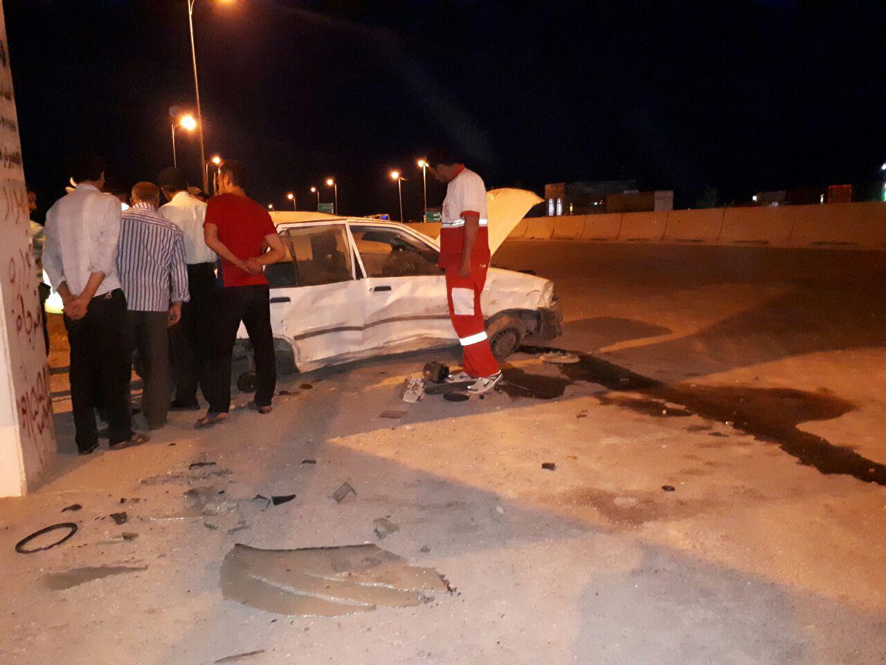 خودرو پراید در قوچان حادثه آفرید