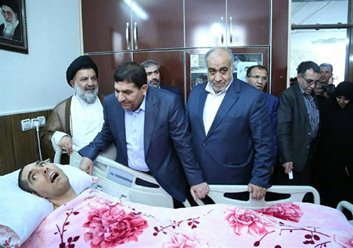 دیدار رئیس ستاد اجرایی فرمان حضرت امام (ره) با شهید زنده لرستانی+تصاویر