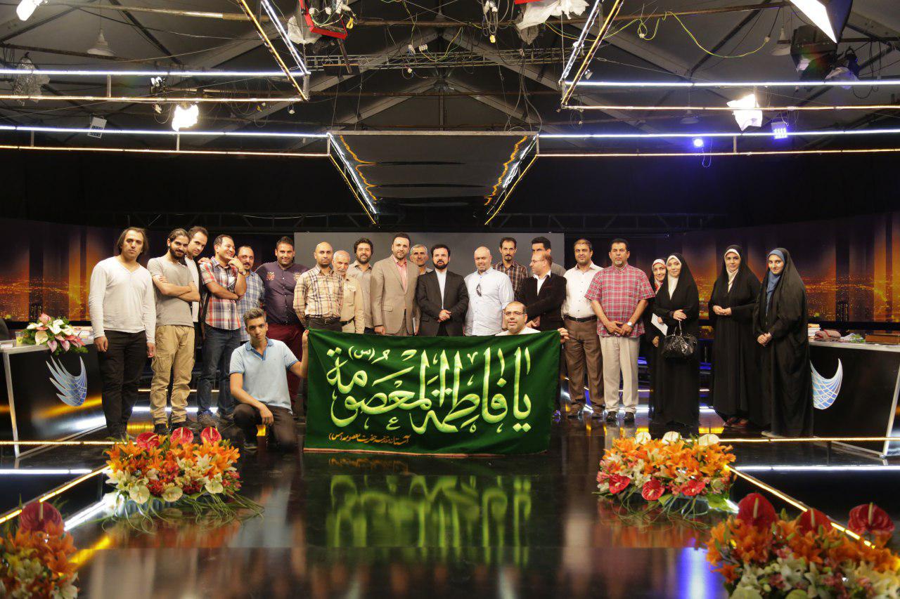 بازدید مدیر شبکه قرآن و معارف از پشت صحنه بشارت ۱۴۵۱