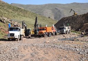 پیشرفت ۲۰ درصدی عملیات اجرایی سد تاج امیر در شهرستان دلفان