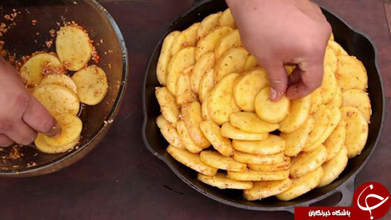 یک غذای پیک نیکی خوشمزه با سیب زمینی+طرز تهیه و تصاویر
