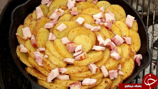 یک غذای پیک نیکی خوشمزه با سیب زمینی+طرز تهیه و تصاویر//اتونشر