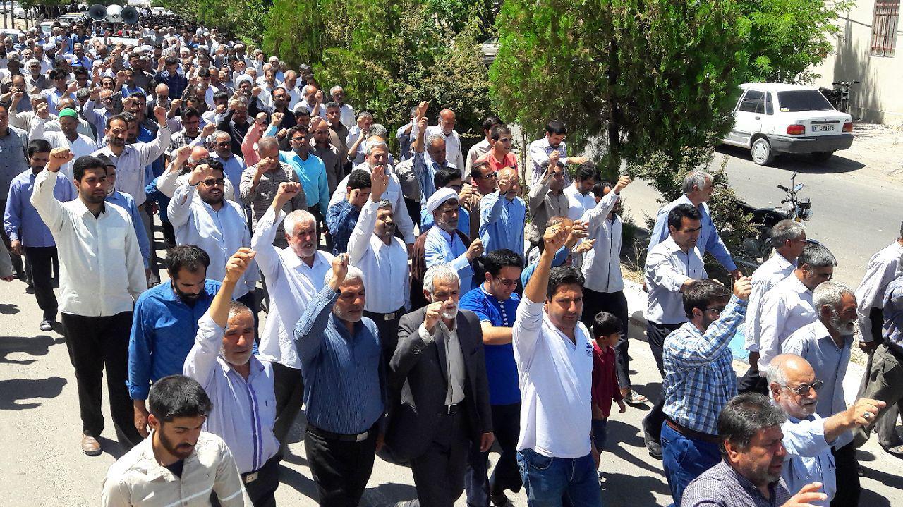 راهپیمایی کرمانی ها در اعتراض به کشتار مردم میانمار+تصاویر