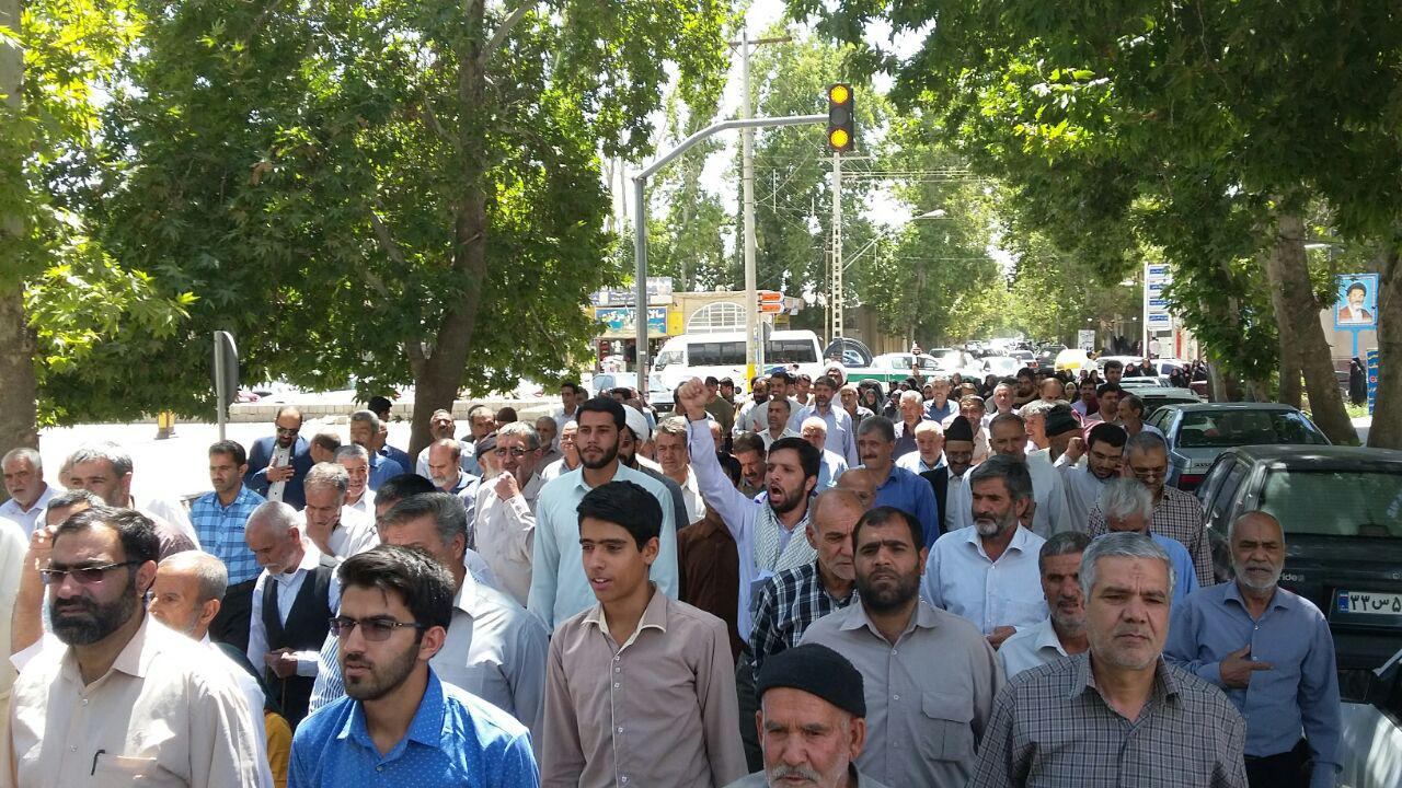 راهپیمایی کرمانی ها در اعتراض به کشتار مردم میانمار+تصاویر