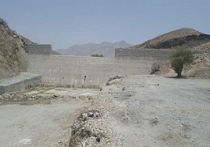 ساخت سد سنگی ملاتی حوزه کوردان بندرلنگه