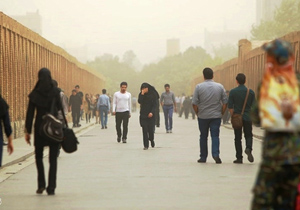 وزش باد به نسبت شدید در استان اصفهان