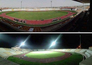 آماده سازی ورزشگاه تختی آبادان