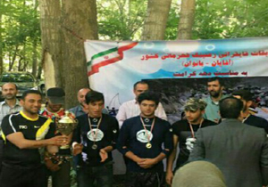 درخشش در مسابقات قهرمانی قایقرانی کشور