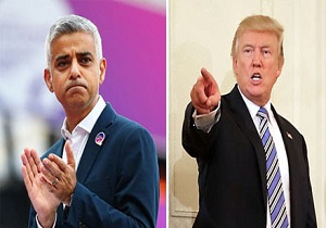 صادق خان: نمی‌دانم ترامپ و پسرش چه مشکلی با من دارند؛ ما دیگر بچه مدرسه‌ای نیستیم!