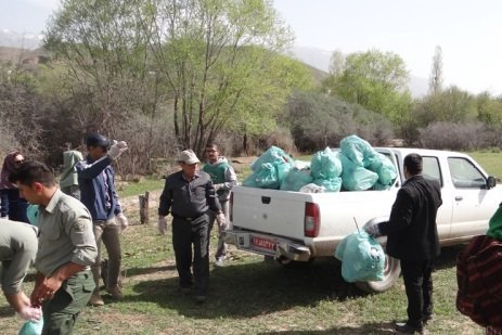 پاکسازی مناطق گردشگری رفسنجان