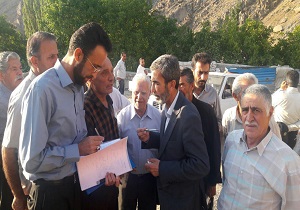 بازدید نمایندگان مجلس شورای اسلامی از روستاهای الموت شرقی