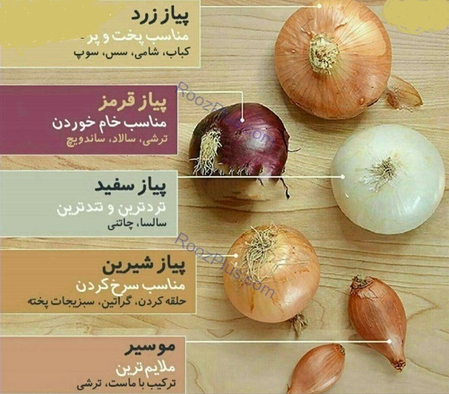 رنگ&zwnj;های مختلف پیاز چه کاربردی دارند؟