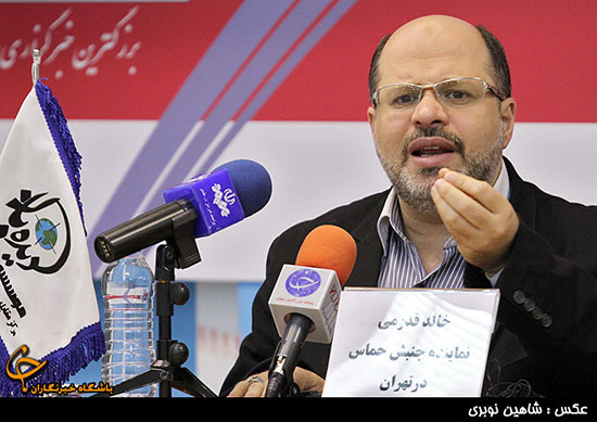 دیدار نماینده جنبش حماس در تهران با جابری انصاری