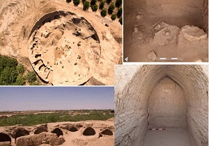 کشف استودان‌های زرتشتی در برج خاموشی ترک‌آباد اردکان