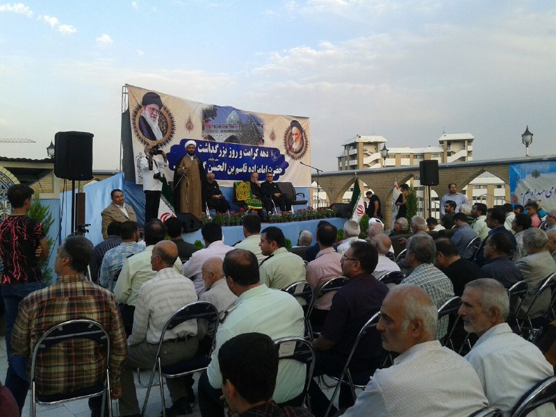 امامزاده قاسم گلابدره منور به نور امام رضا (ع) شد