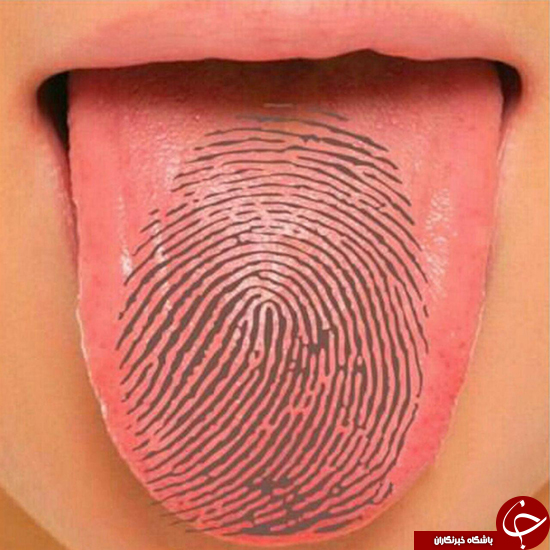 اثر زبان هم منحصر به فرد است +عکس