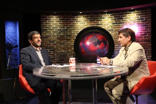 عزت الله ضرغامی به استودیوی &laquo;سینما 1&raquo; آمد
