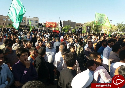 وداع با دو شهید گمنام در بیرجند + تصاویر