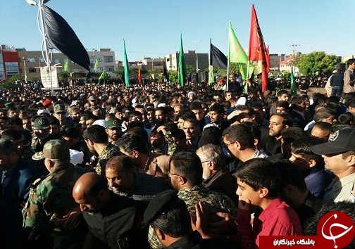 وداع با دو شهید گمنام در بیرجند + تصاویر