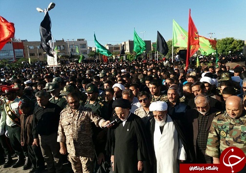 وداع با دو شهید گمنام در بیرجند + تصاویر