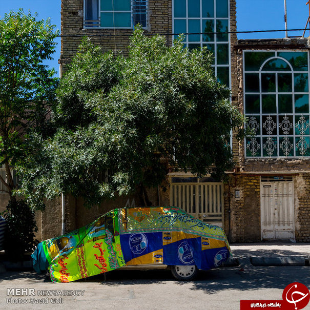 خواب های رنگی خودروها در جنوب شهر +تصاویر