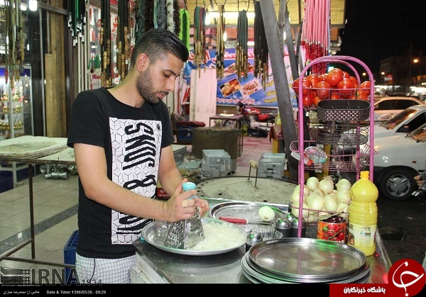 بازار داغ فلافل اهواز در گرمای تابستان +تصایر بازار داغ فلافل اهواز در گرمای تابستان +تصایر