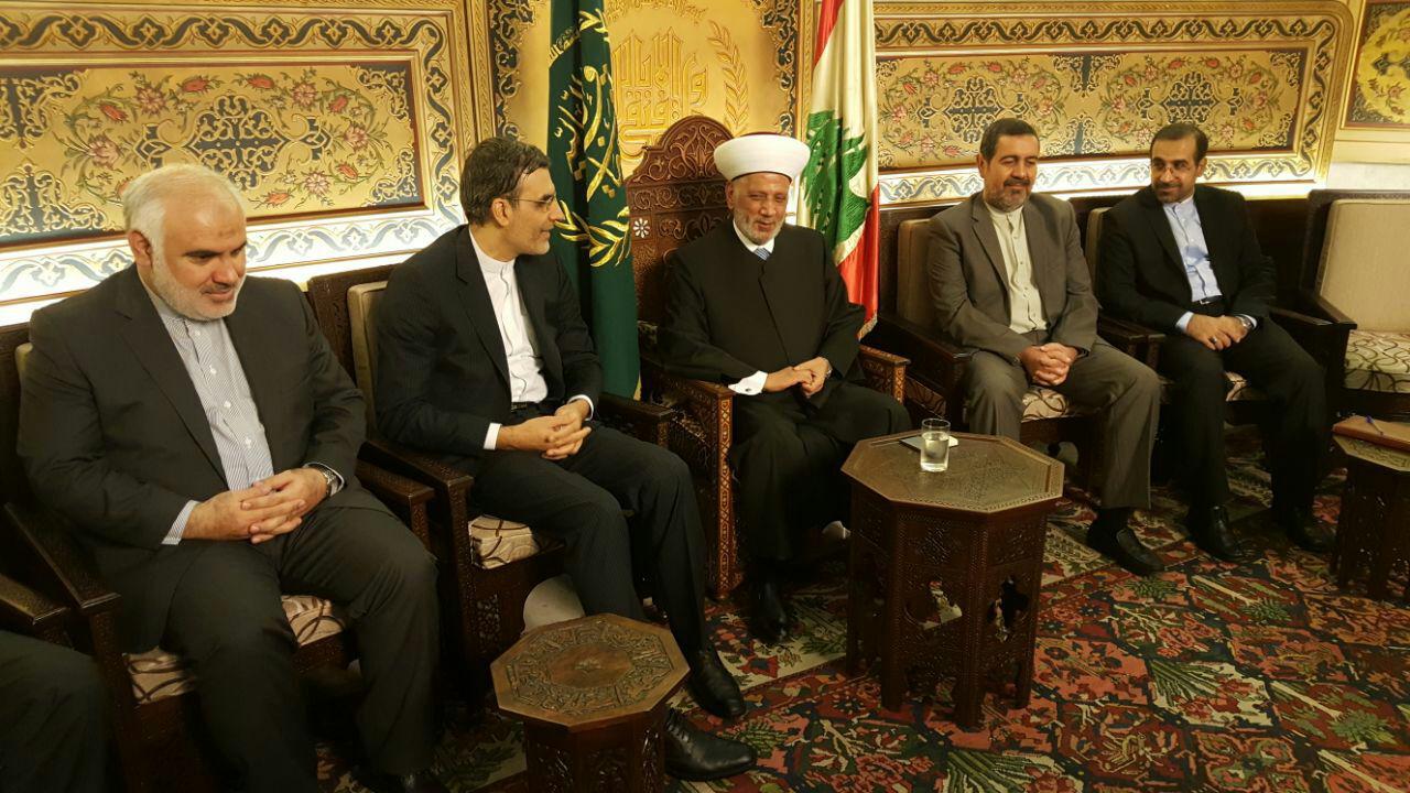 جابر انصاری با عبداللطیف دریان مفتی دیدار کرد