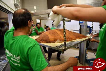 پخت بزرگترین سمبوسه جهان در لندن+ تصاویر