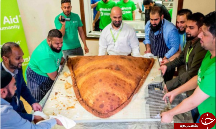 پخت بزرگترین سمبوسه جهان در لندن+ تصاویر