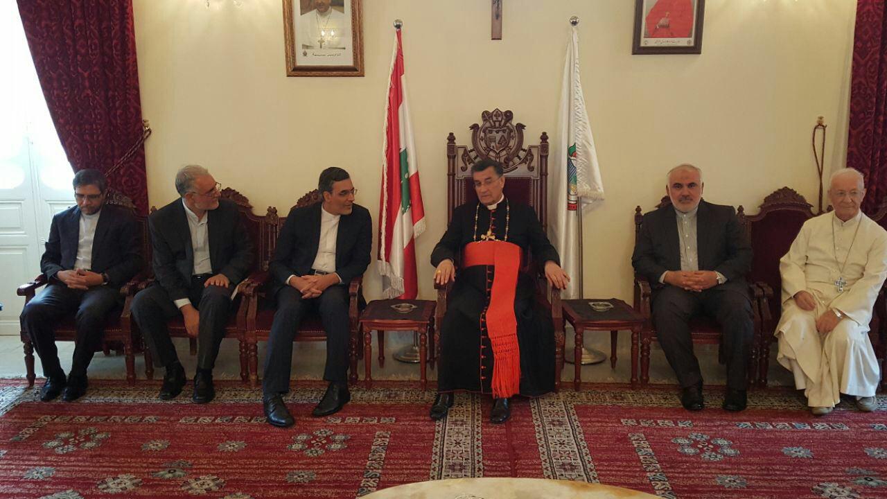 جابری انصاری با رهبر مسیحیان مارونی لبنان دیدار کرد