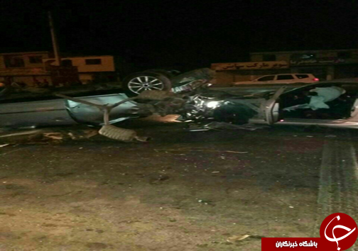 ۲ فوتی در تصادف جاده محمودآباد +تصویر