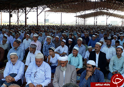 اقامه نماز عید سعید فطر در گلستان + تصاویر
