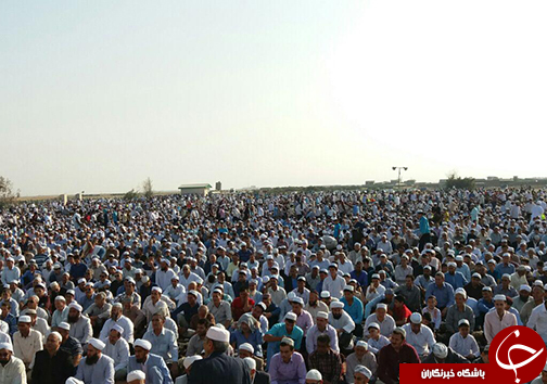 اقامه نماز عید سعید فطر در گلستان + تصاویر